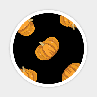 Pattern : Orange Pumpkins Magnet